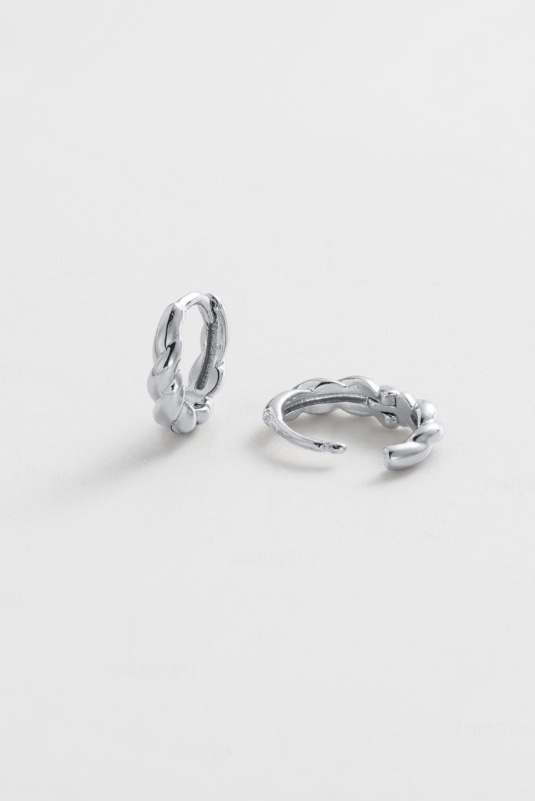 Zafino Marley Huggie Silver