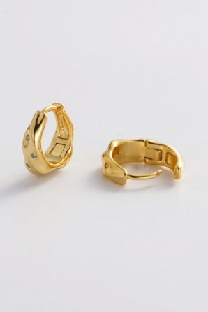 Zafino June Hoop Gold