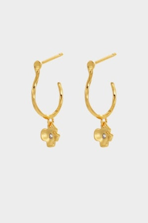 Zafino Fleur Hoop Gold