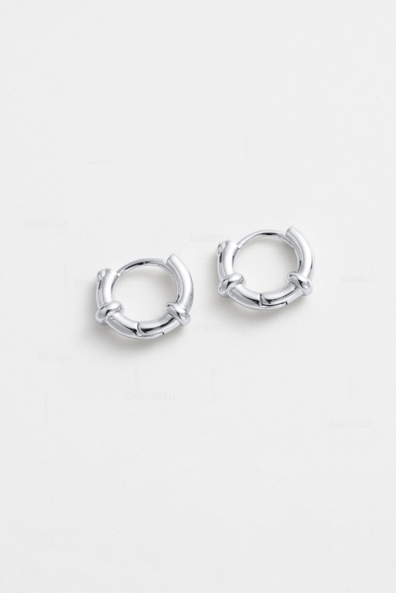 Zafino Tessa Huggie Silver