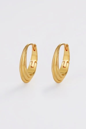 Zafino Marley Gold Hoop- Medium