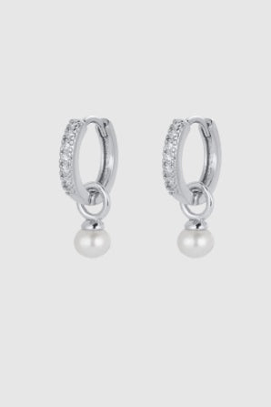 Zafino Scarlette Hoop Silver