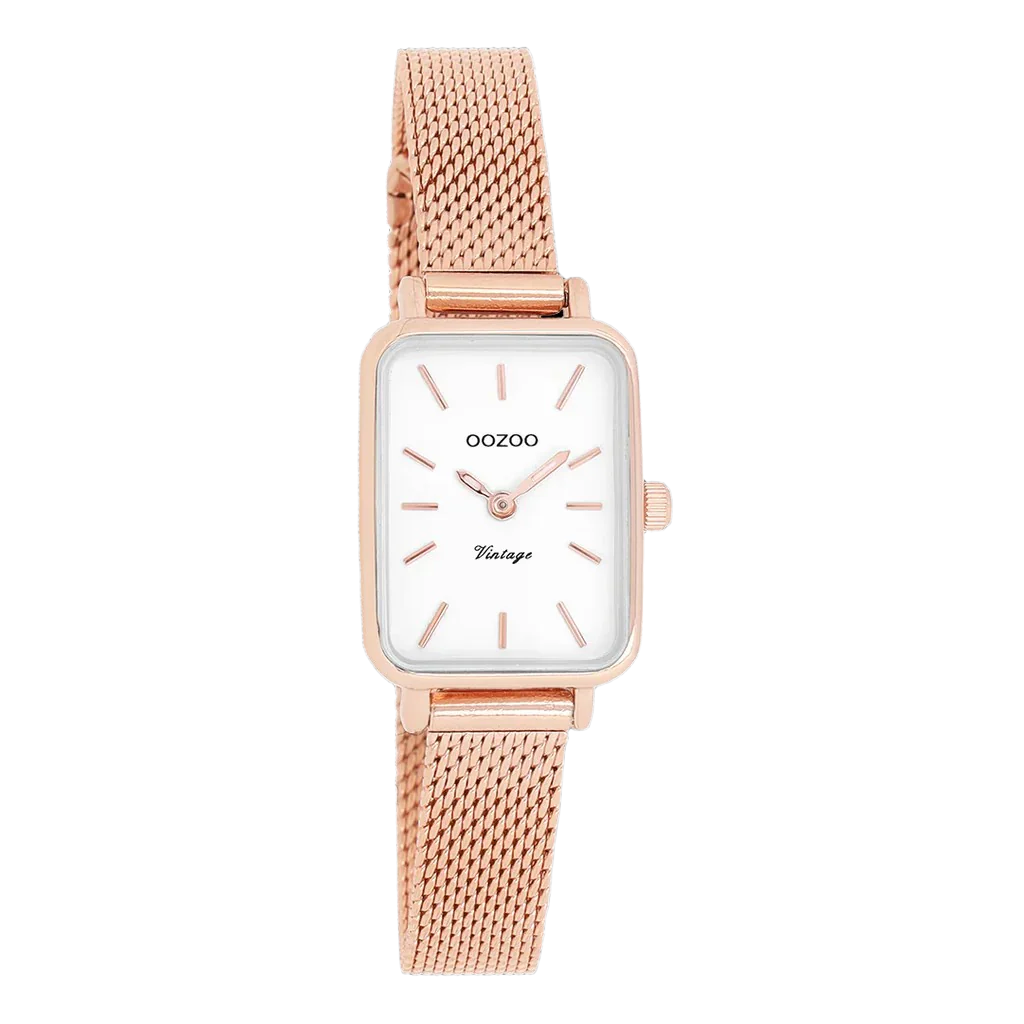 Oozoo 26x21mm Rose Gold Watch