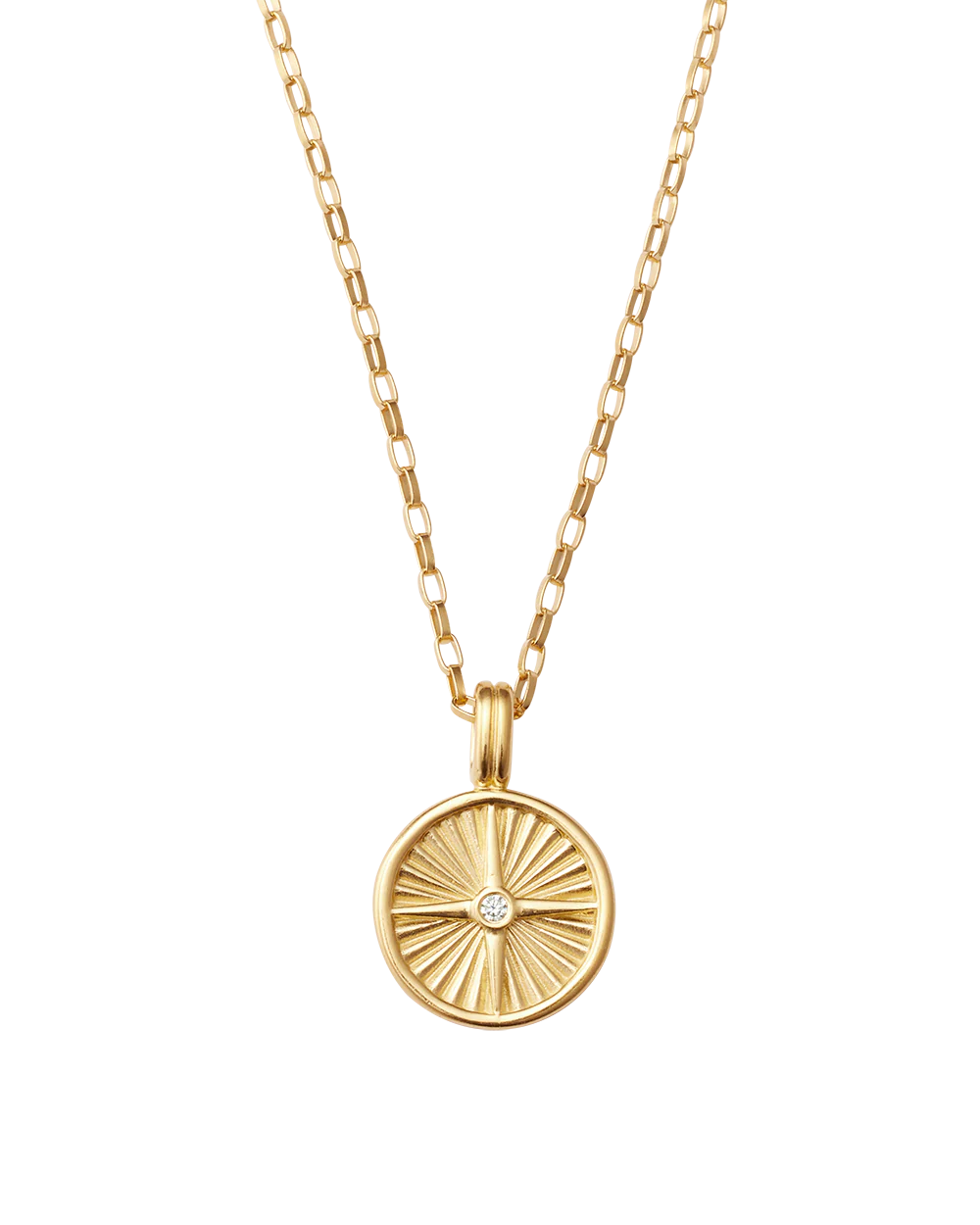 Kirstin Ash Wander Coin Necklace- 18k Gold Vermeil