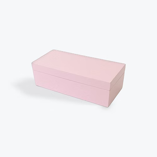 Pink rectangle jewel box