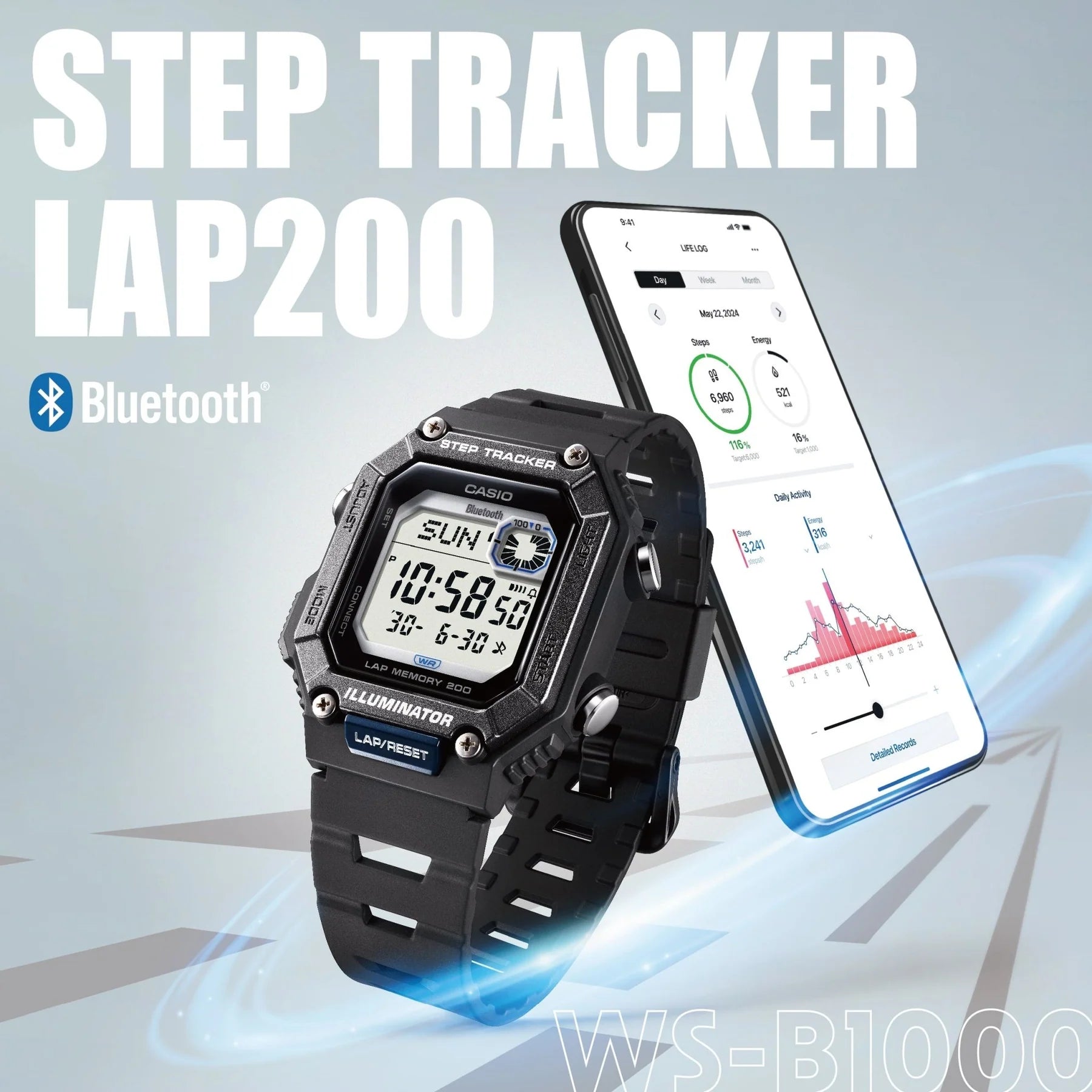 Casio Connect Smartphone WSB1000 1A Watch