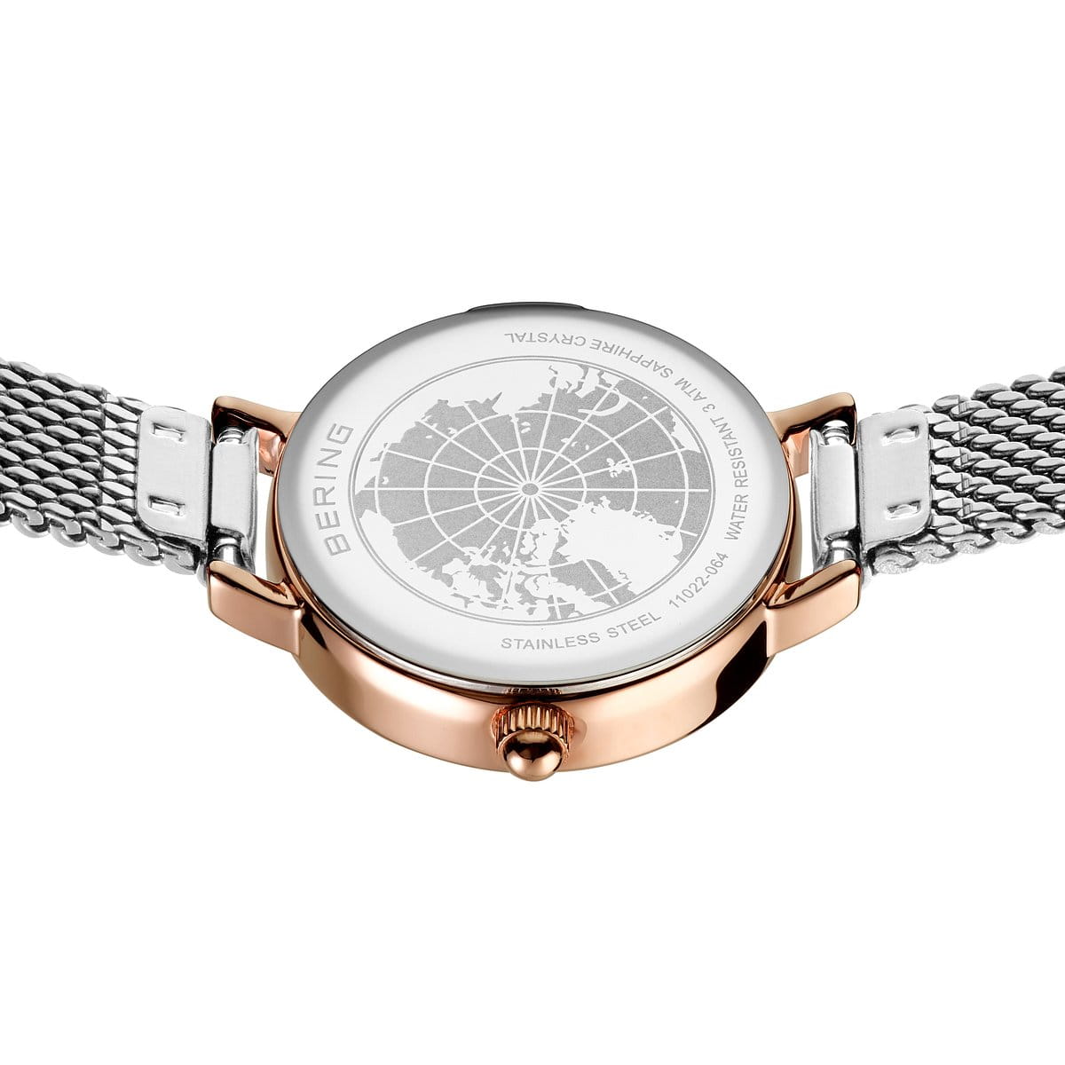 Bering Classic Rose Gold Siver Dial 26mm Watch