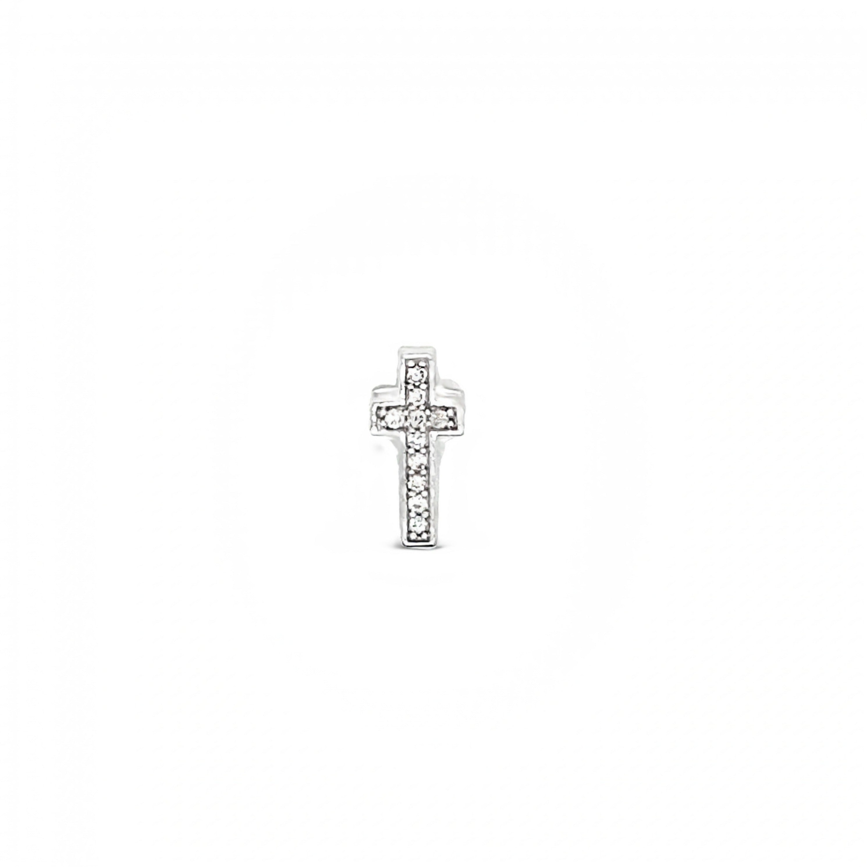 10ct 0.05ct Mini Diamond Cross Pendant