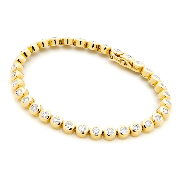 18ct Yellow Gold 1.00ct TDW Diamond Bracelet