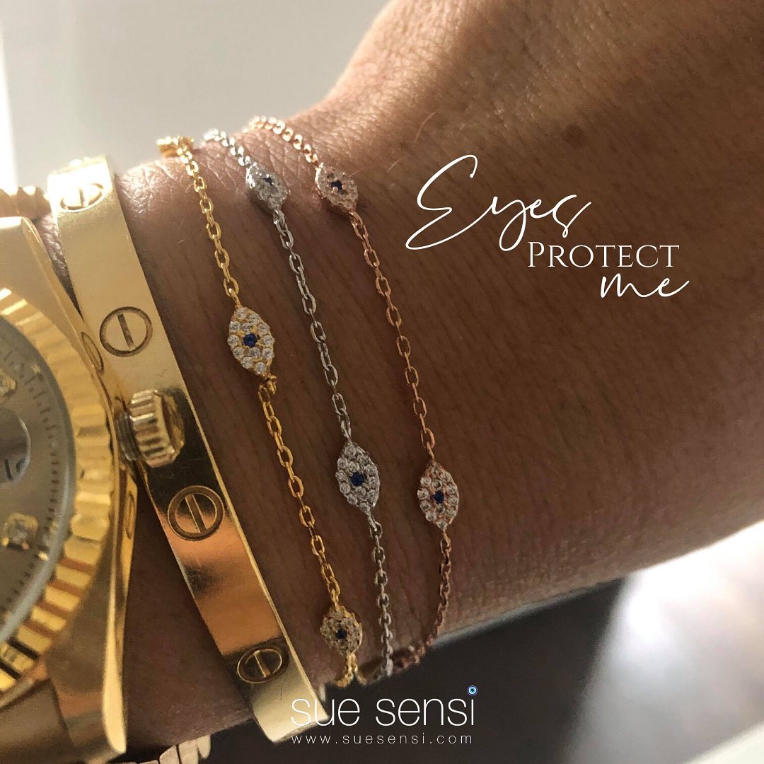 Sue Sensi Eyes Protect Me Bracelet