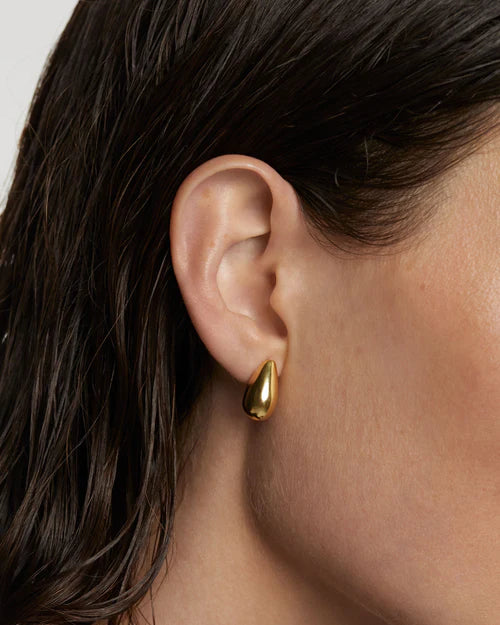PdPaola Gold Sugar Earrings