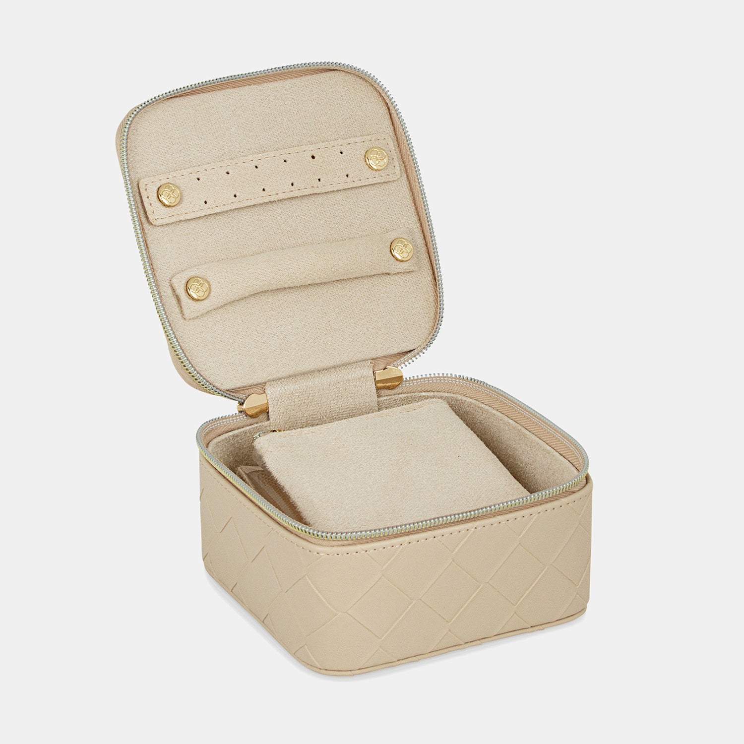 Luxe Woven Jewellery Cube Sand