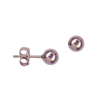 9ct Rose Gold 5mm-8mm Ball Stud Earrings