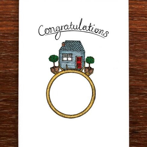 The Nonsense Maker Congratulations Engagement - Greeting Card