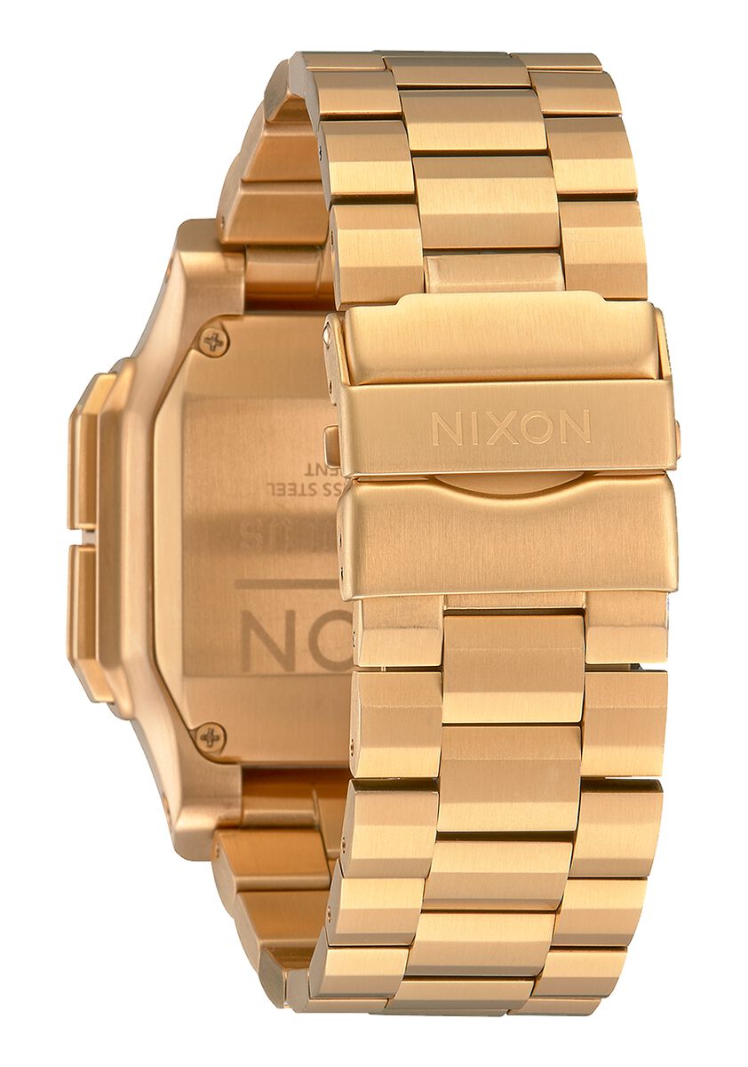 Nixon 46mm Gold Regulus Stainless Steel Watch