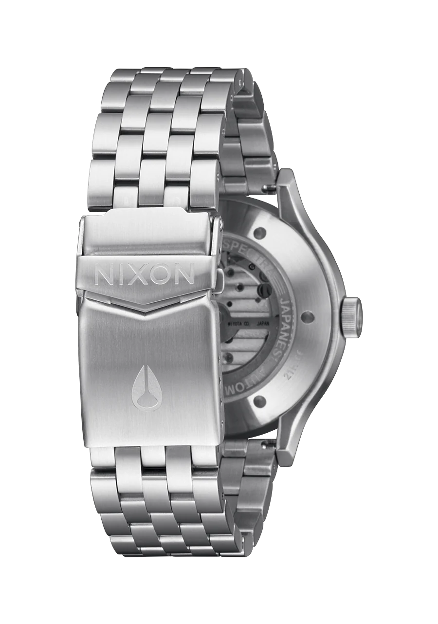 Nixon Spectra Unisex White, Silver and Gold Watch