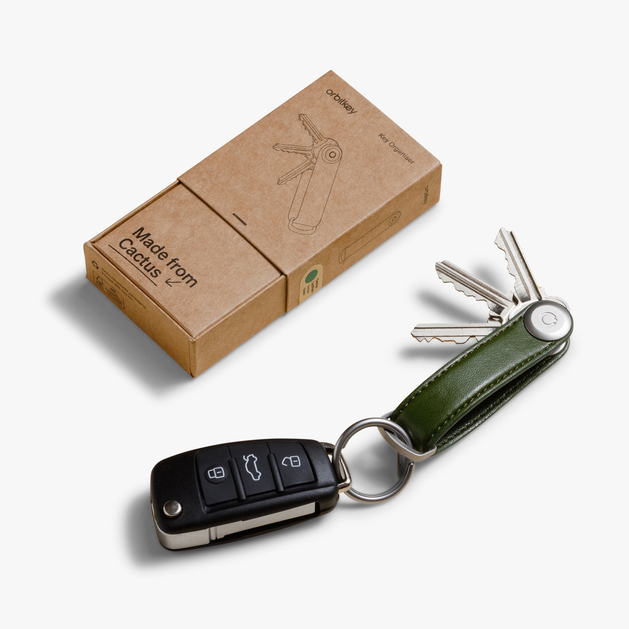 Orbitkey Key Organiser Cactus- Green
