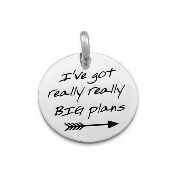 Candid 'I've Got Really Really Big Plans' Pendant