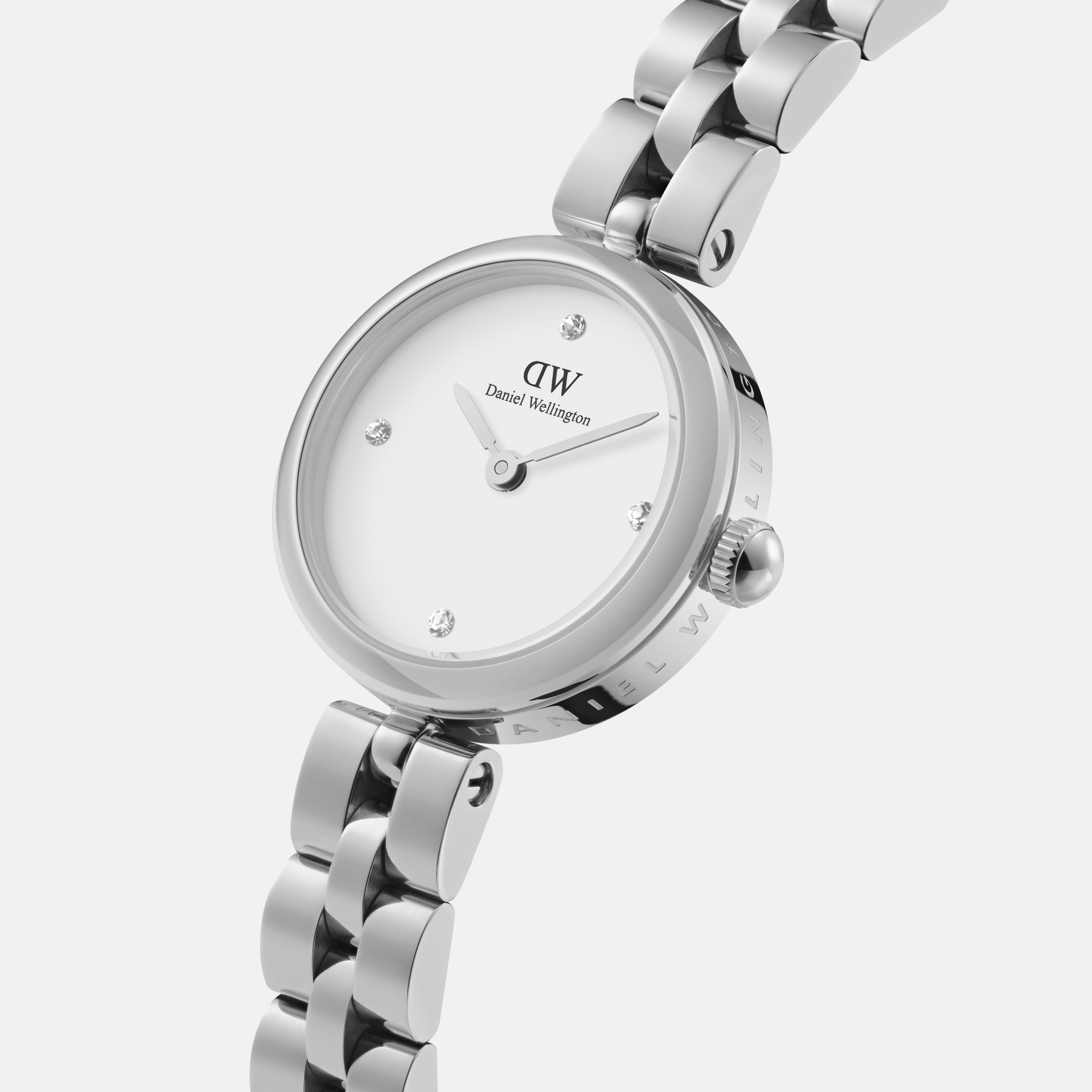 Daniel Wellington Elan Jewellery Watch 22 Silver White Watch