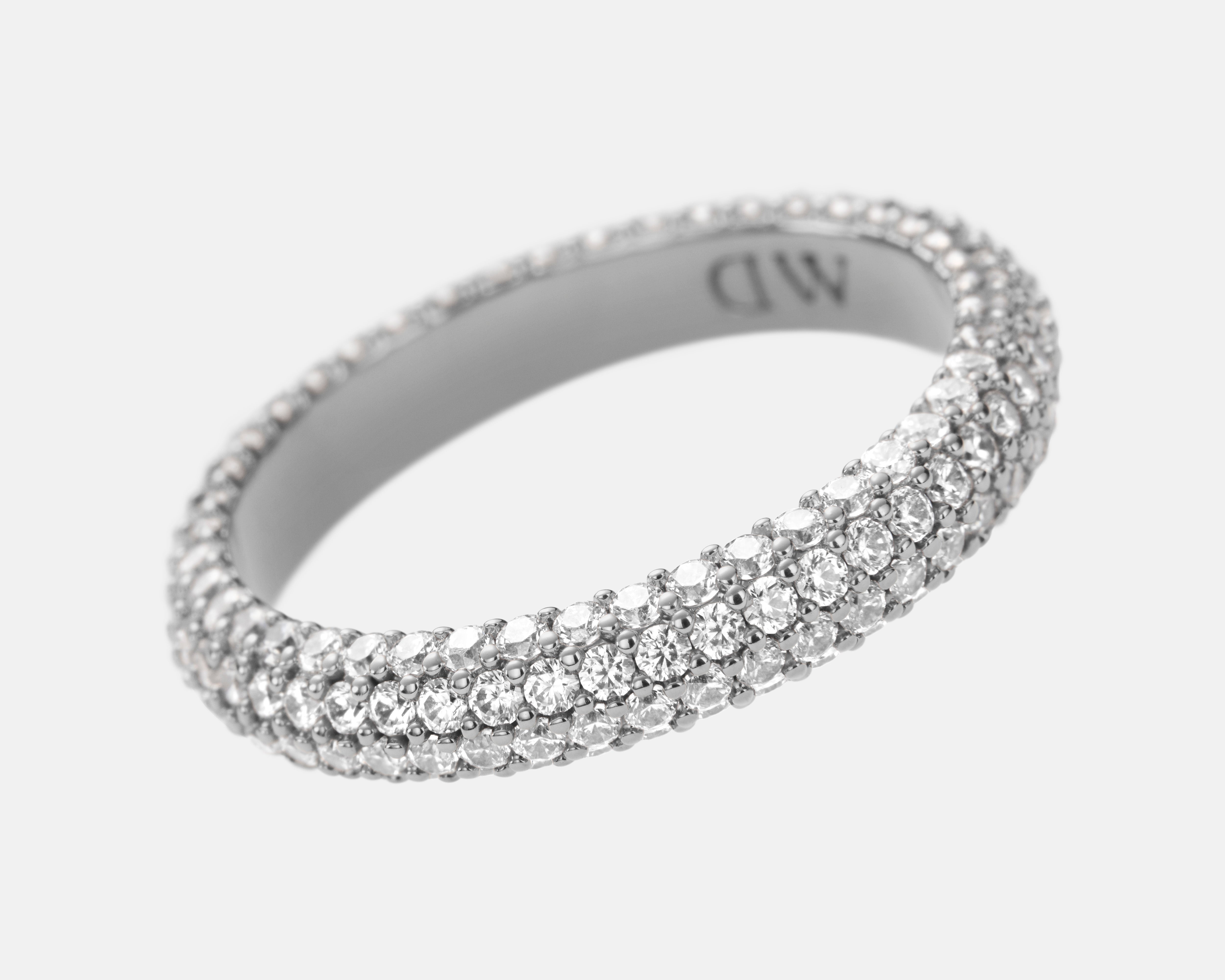 Daniel Wellington Pave Ring Silver