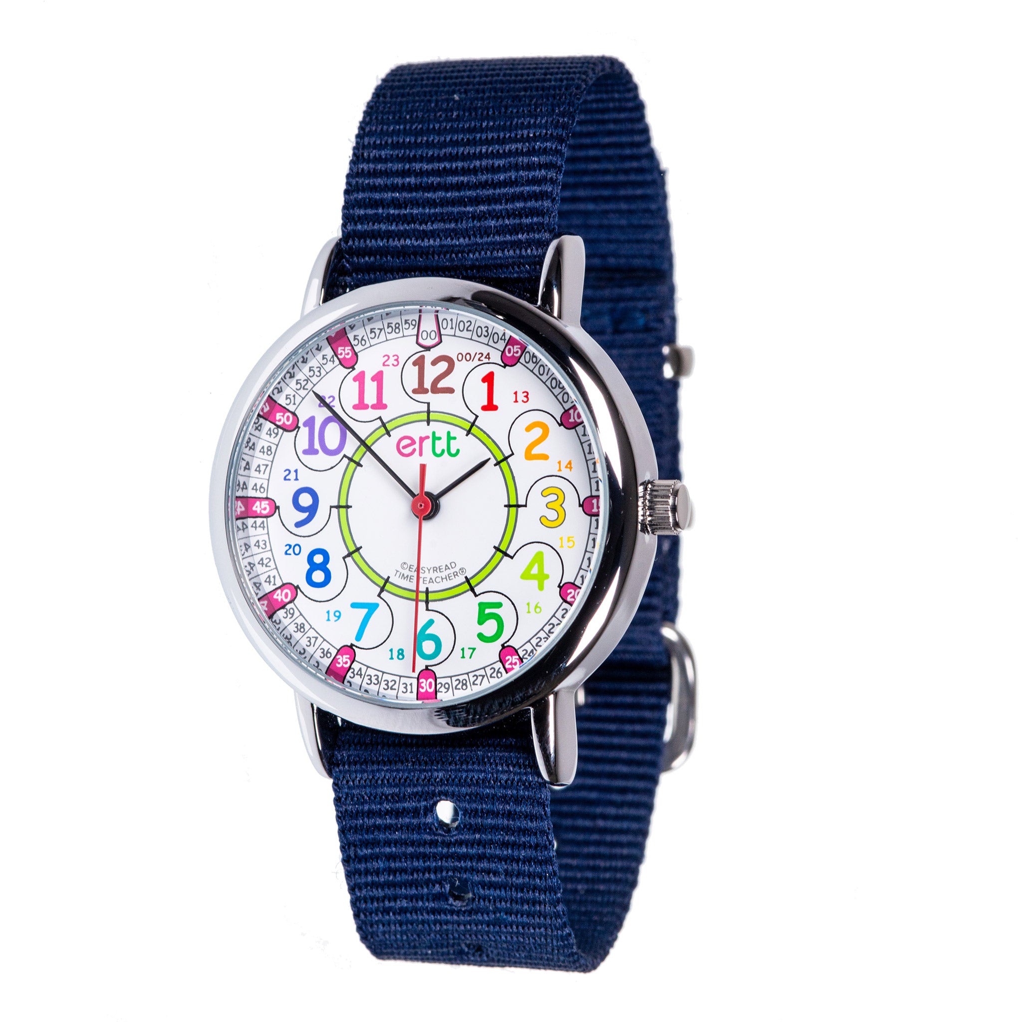 EasyRead Navy and Rainbow Standard Watch