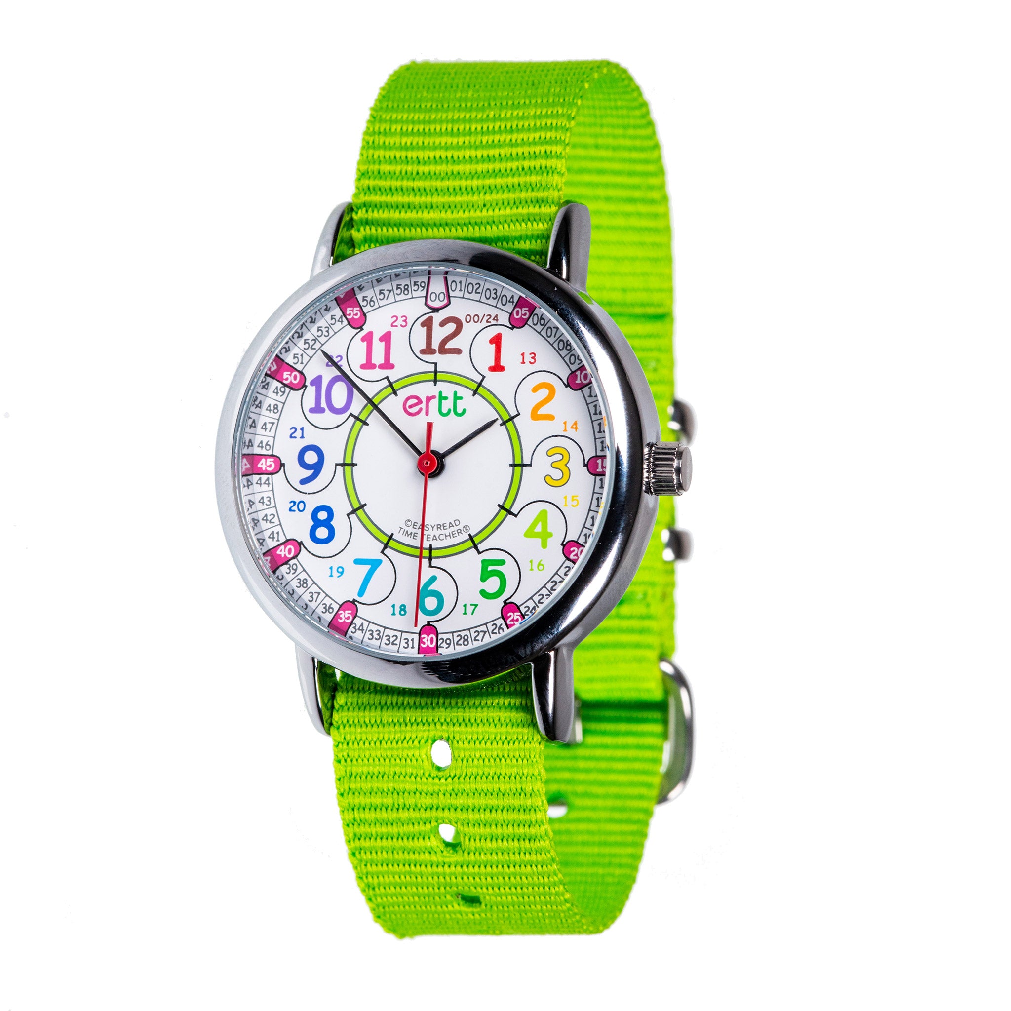 EasyRead Lime and Rainbow Standard Watch