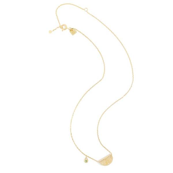 By Charlotte Lotus Birthstone necklace- May