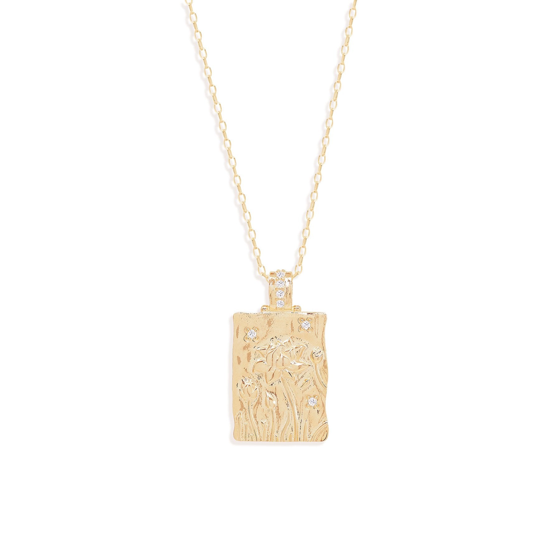 By Charlotte Gold Blooming Under The Same Sun Necklace