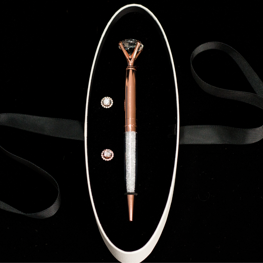 Georgini Heirloom Esteem Esteem Earring and Pen Set