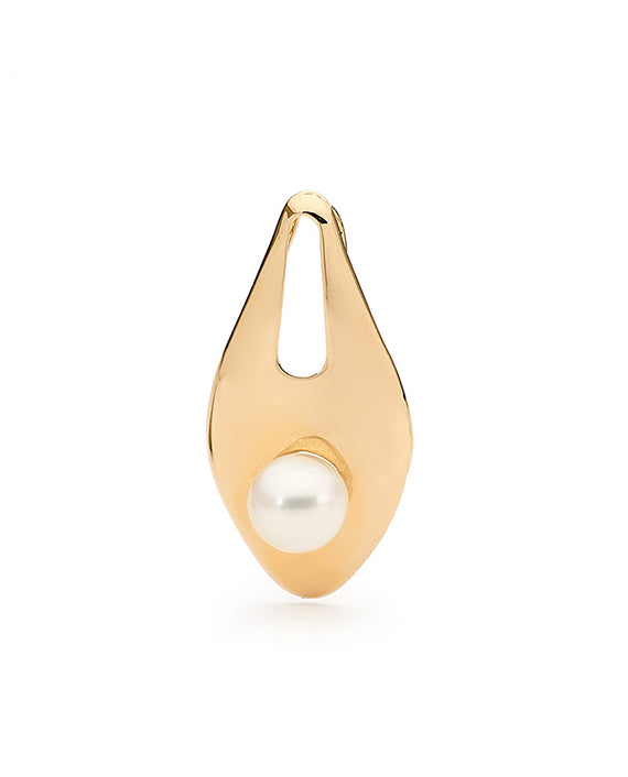 9ct Freshwater Pearl Round Pendant