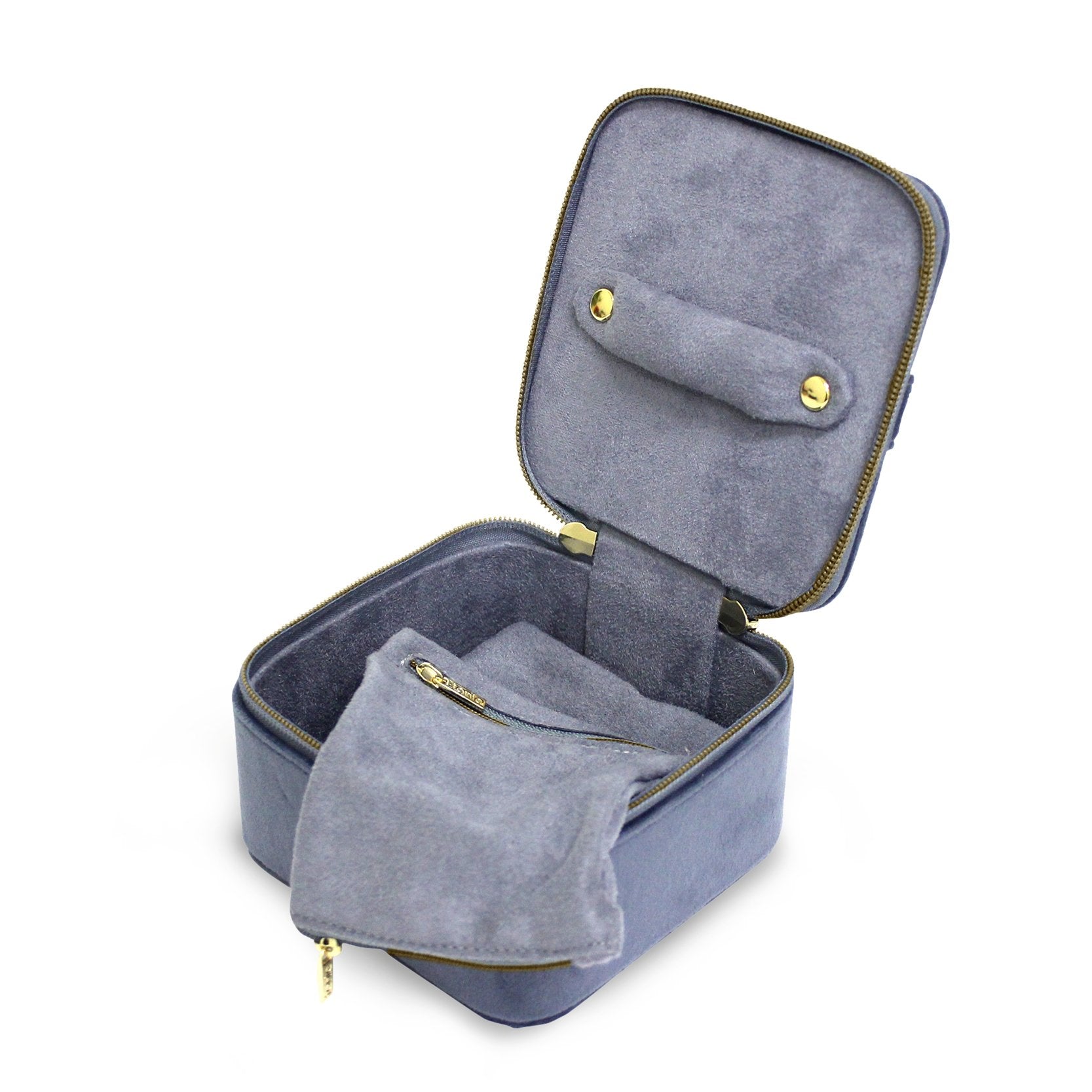 Luxe Velvet Jewellery Cube Storm