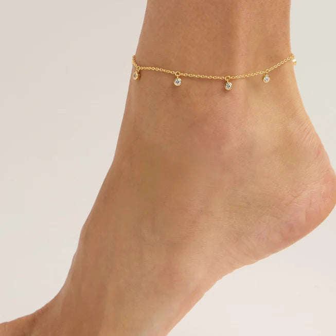 By Charlotte Gold Cosmic Anklet