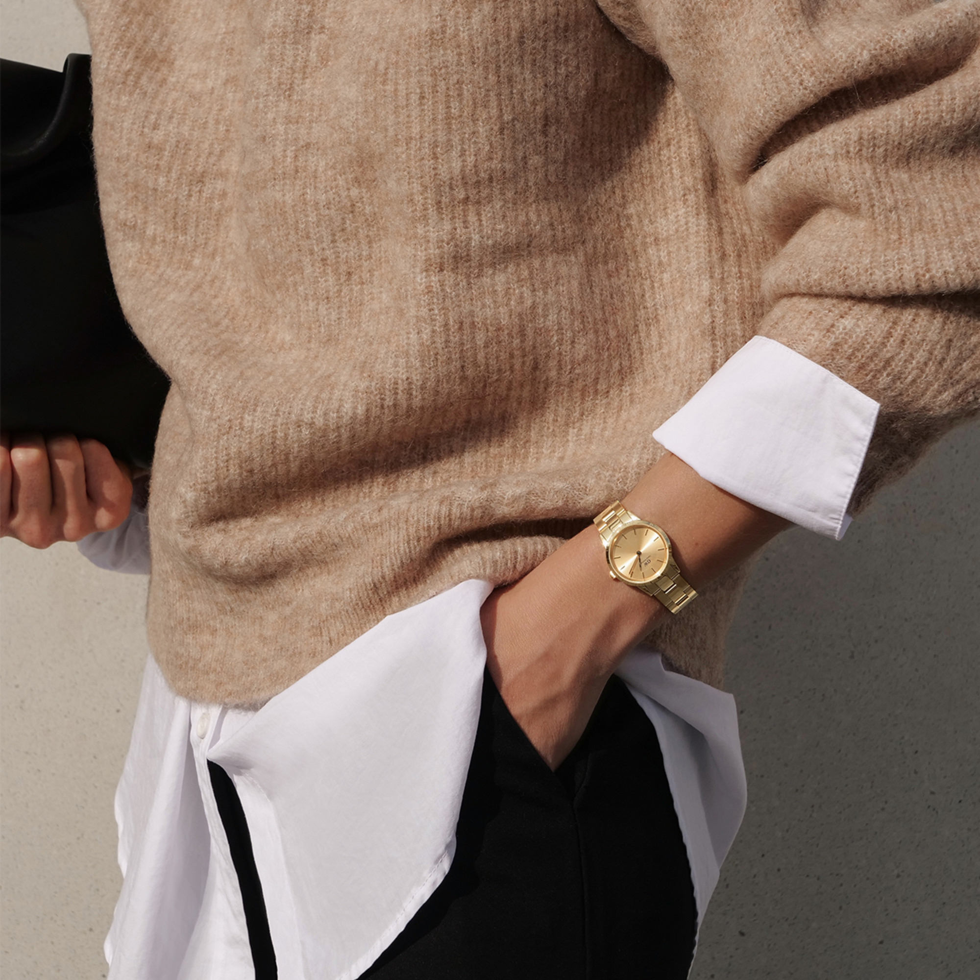 Gold watch top daniel wellington