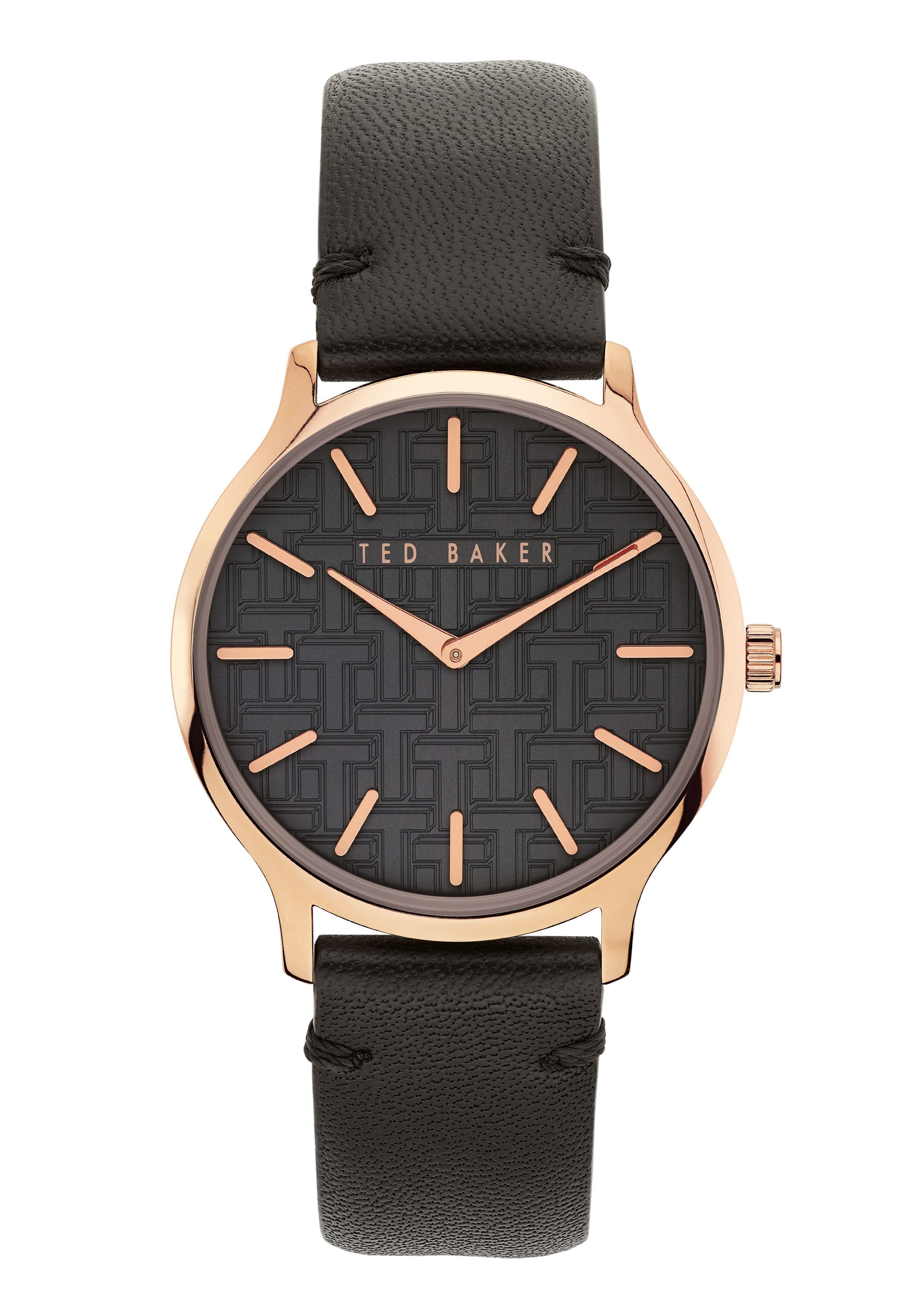 Ted Baker POPPIEY leather strap watch