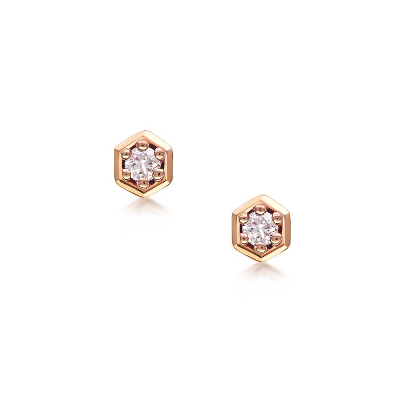 Blush Pink Diamonds- Allora Earrings