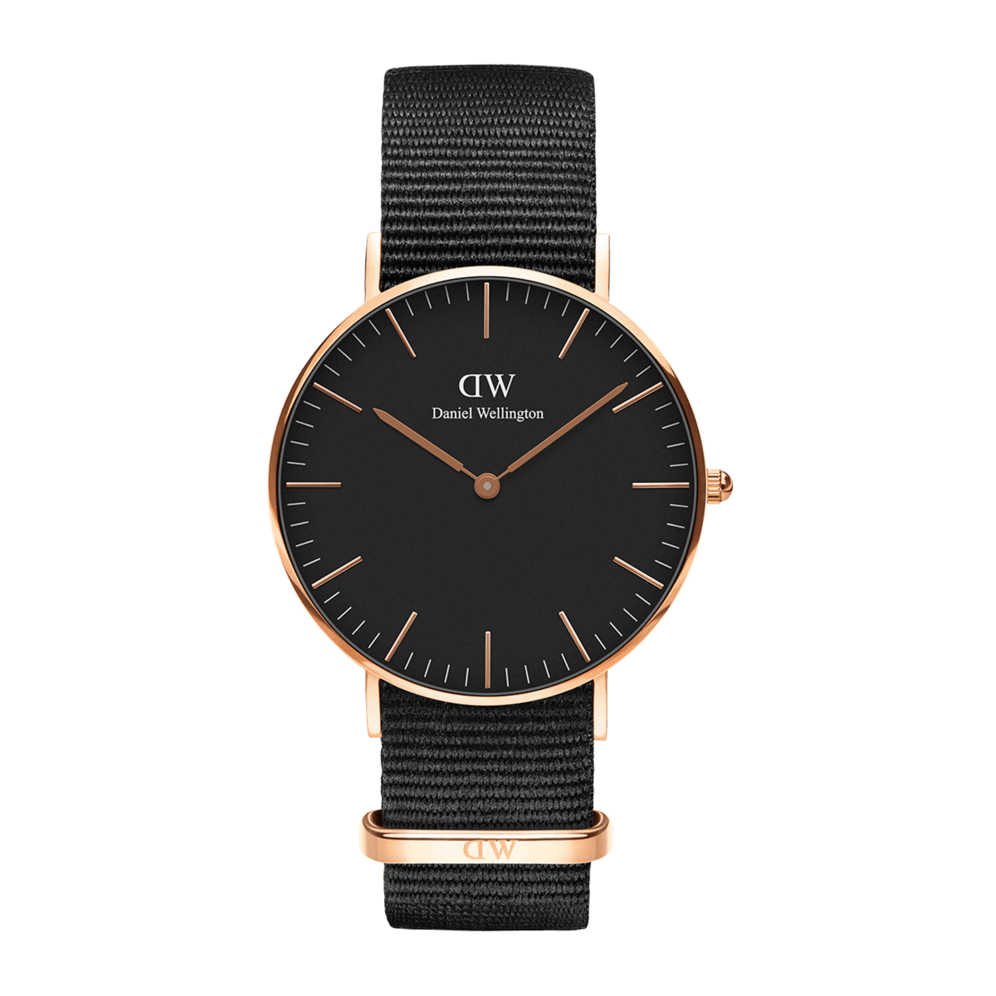 Daniel Wellington Classic 40 Cornwall Rose Gold & Black Watch