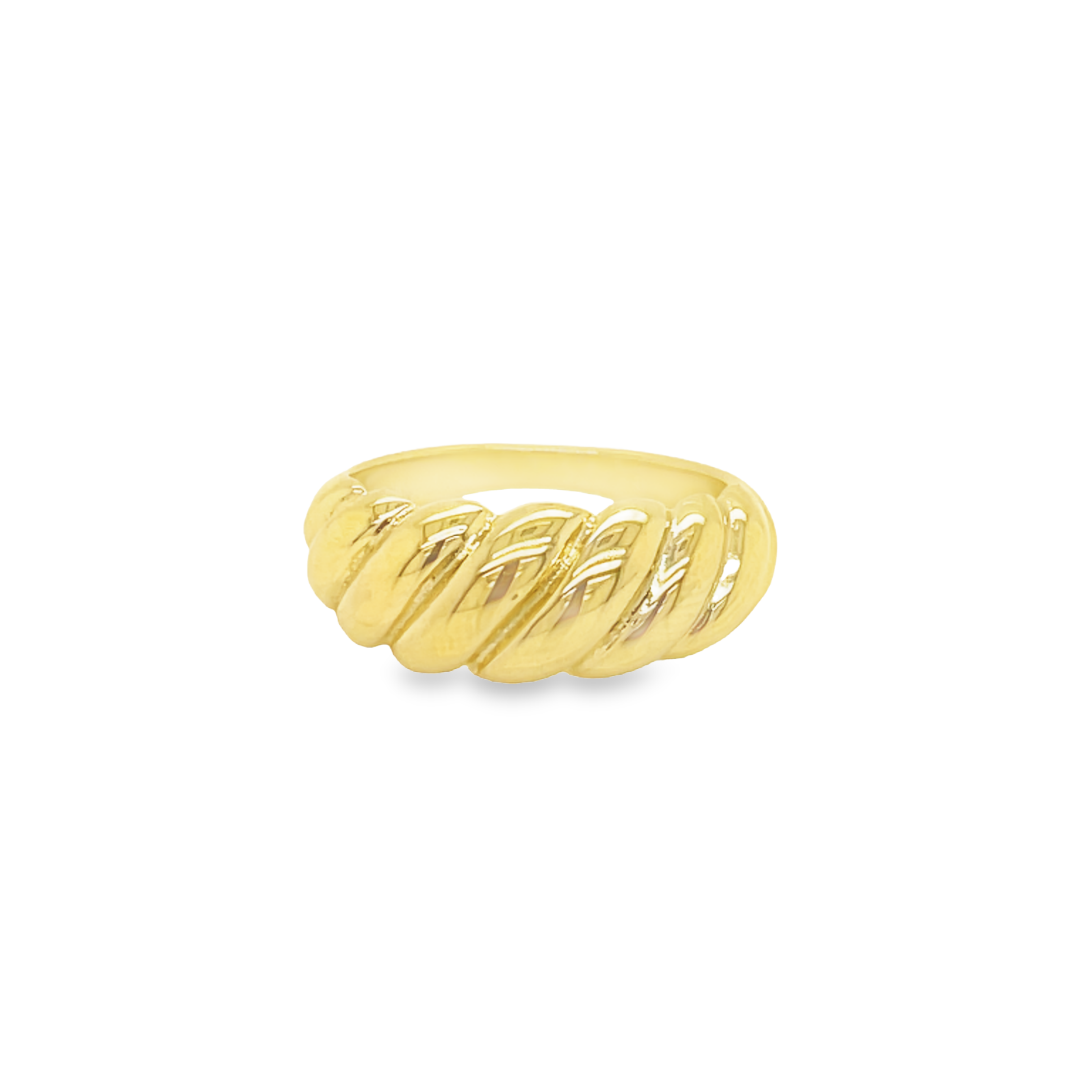 Gold Plated 'The Croissant' Ring