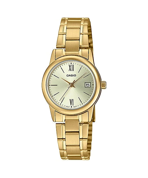 Casio Gold Stainless Steel Analogue Watch