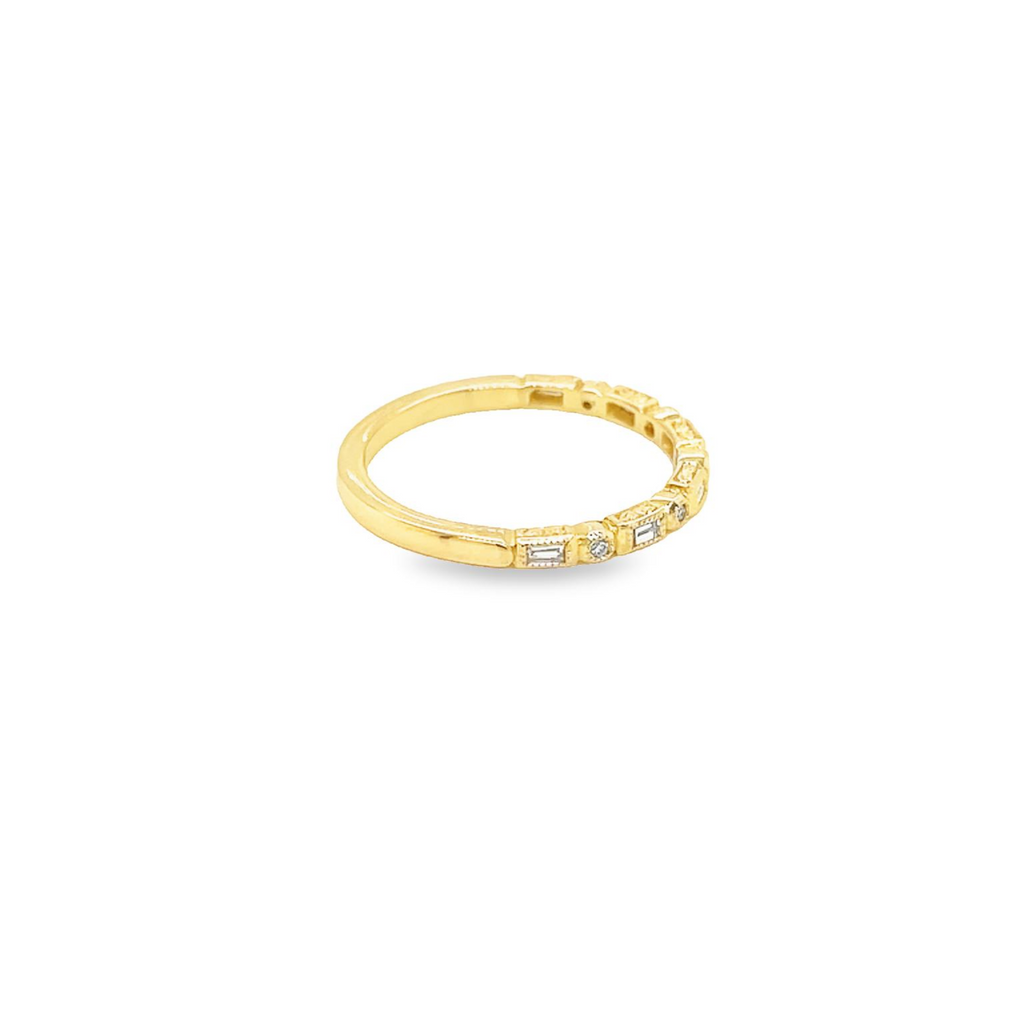 9ct Yellow Gold Diamond Antique Style Ring – Aspire Jewellery Swan Hill