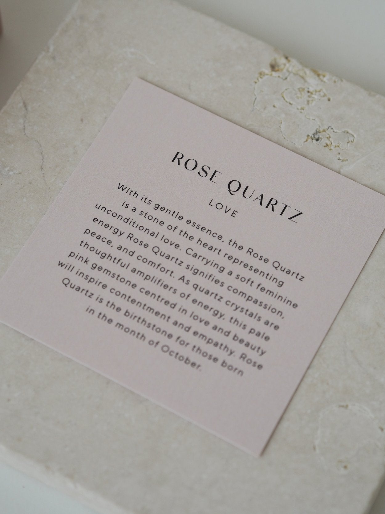 Rose Quartz Gemstone Charm- 18k gold vermeil