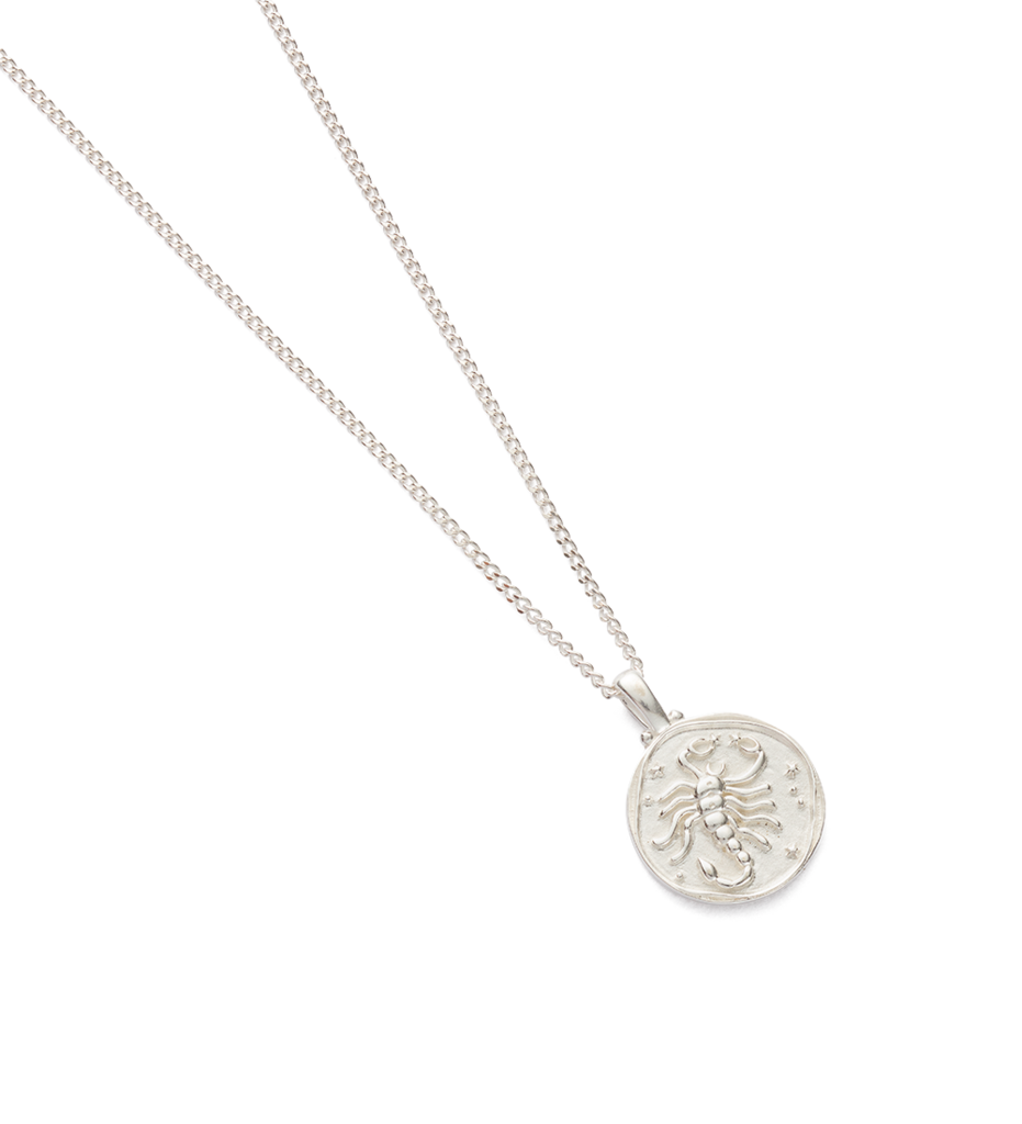 Kirstin Ash Scorpio Zodiac Necklace- Sterling Silver
