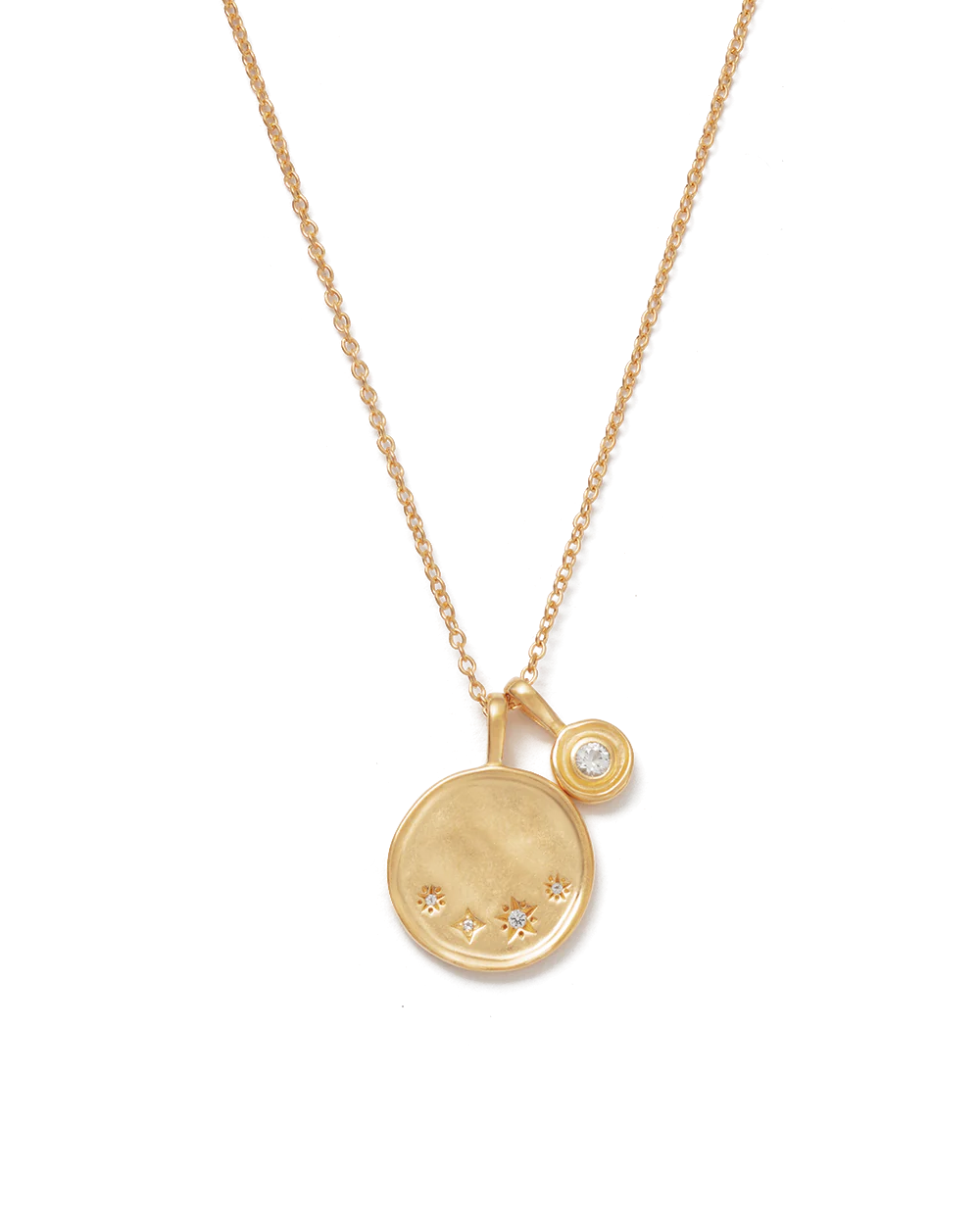Kirstin Ash Eclipse Solstice Necklace- 18k gold plated