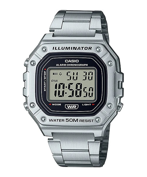 Casio Vintage Digital Metal Band Watch